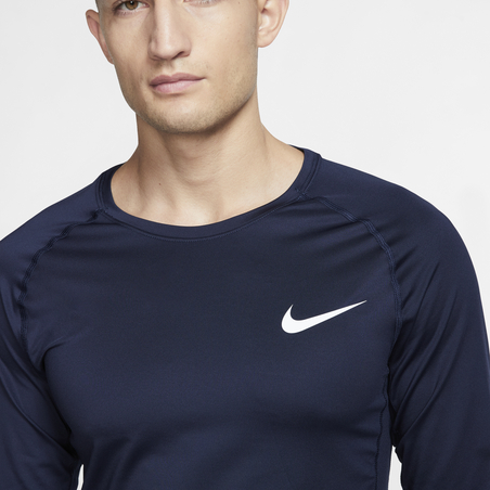 Sous-maillot manches longues Nike Pro bleu