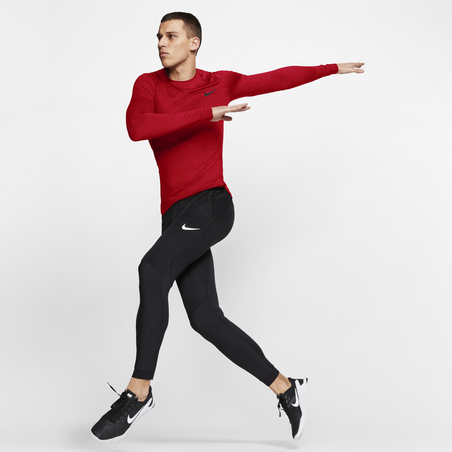 Sous-maillot manches longues Nike Pro rouge