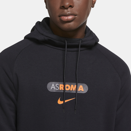 Sweat à capuche AS Roma GFA FLeece noir 2020/21