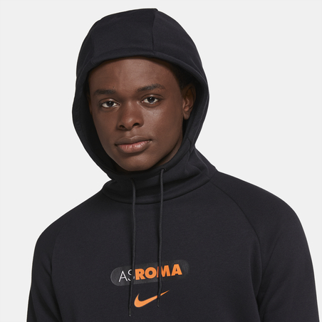 Sweat à capuche AS Roma GFA FLeece noir 2020/21