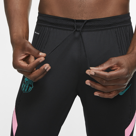 Pantalon survêtement FC Barcelone VaporKnit noir rose 2020/21