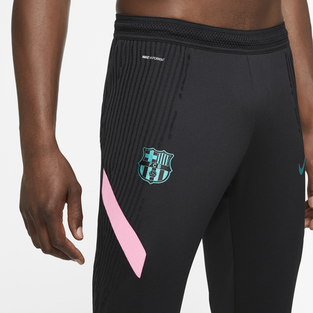 Pantalon survêtement FC Barcelone VaporKnit noir rose 2020/21