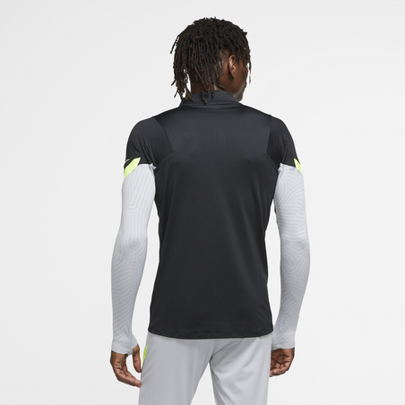 Sweat zippé Atlético Madrid noir jaune 2020/21