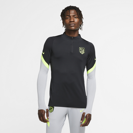 Sweat zippé Atlético Madrid noir jaune 2020/21