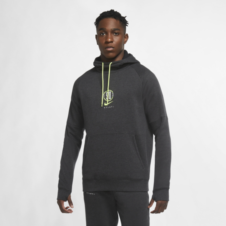 Sweat à capuche Atlético Madrid gris jaune 2020/21