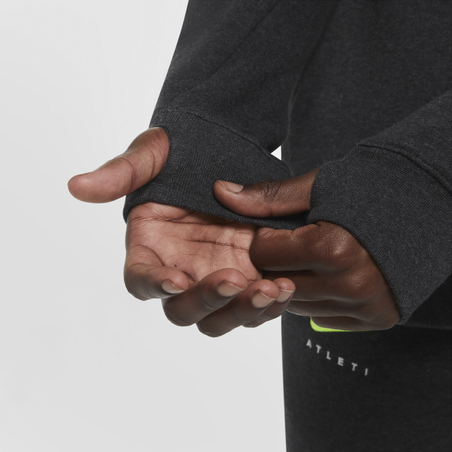 Sweat à capuche Atlético Madrid gris jaune 2020/21