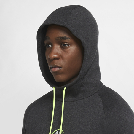 Sweat à capuche Atlético Madrid gris jaune 2020/21