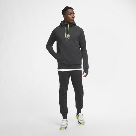 Sweat à capuche Atlético Madrid gris jaune 2020/21