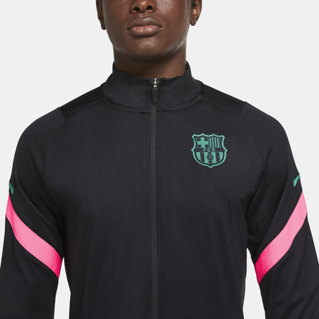Ensemble survêtement FC Barcelone noir rose 2020/21