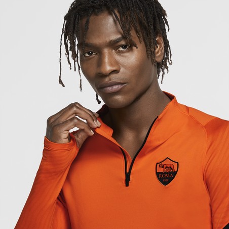 Sweat zippé AS Roma orange 2020/21