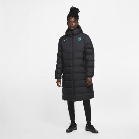 Manteau long FC Barcelone noir vert 2020/21