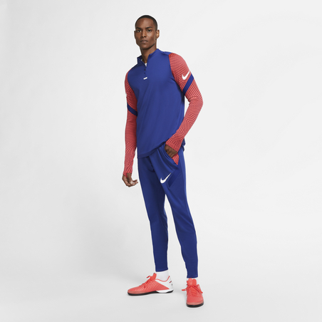 Pantalon survêtement Nike Strike bleu rouge