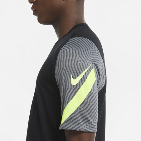 Maillot entraînement Nike Strike noir jaune