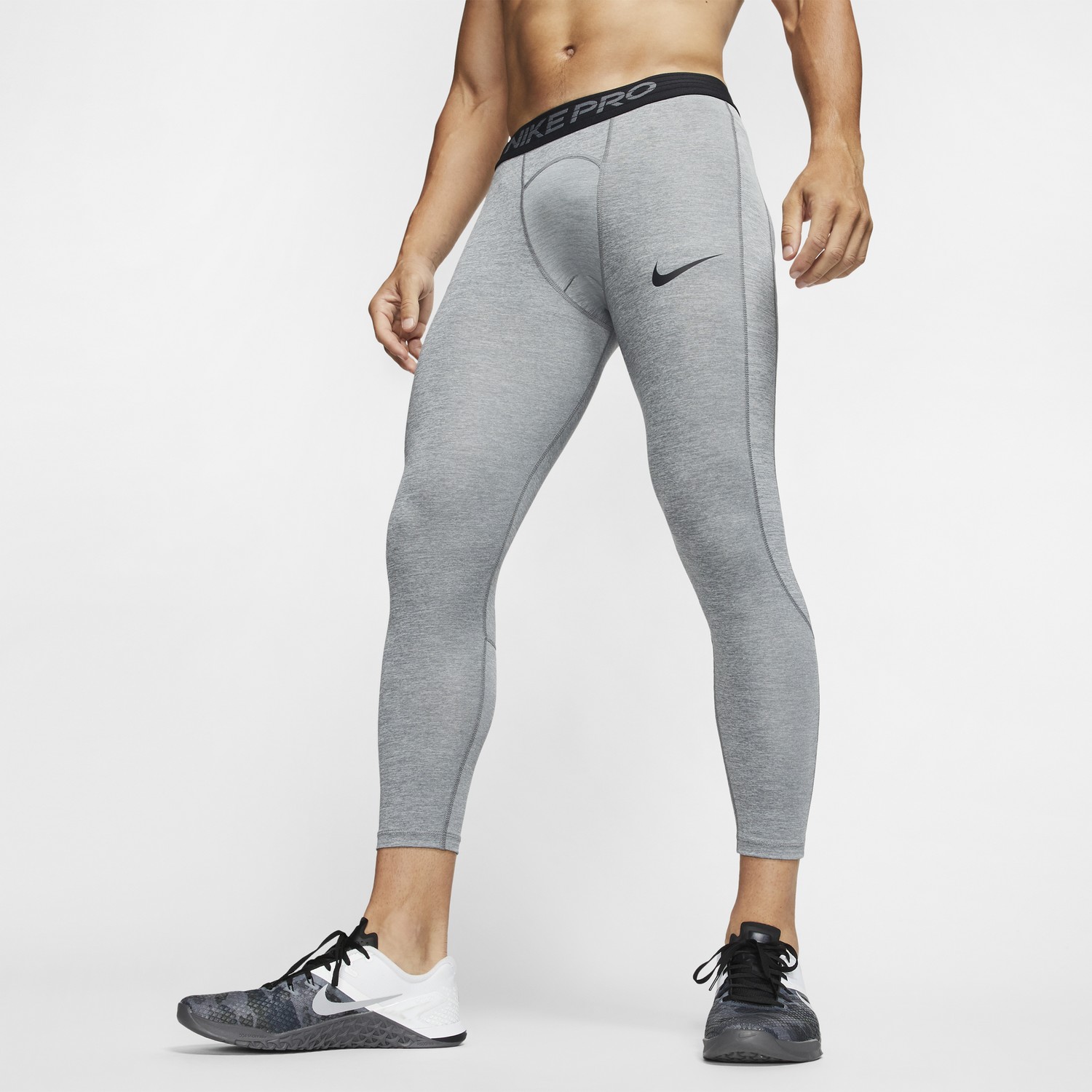 Legging homme Nike Pro gris sur