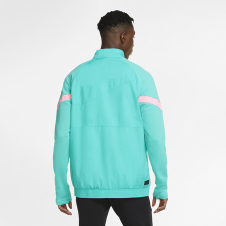 Sweat zippé FC Barcelone micro fibre vert 2020/21