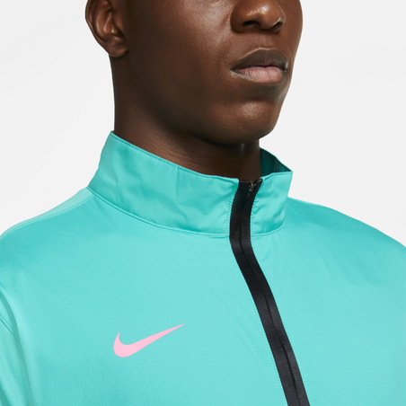 Sweat zippé FC Barcelone micro fibre vert 2020/21