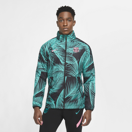 Veste imperméable FC Barcelone vert 2020/21