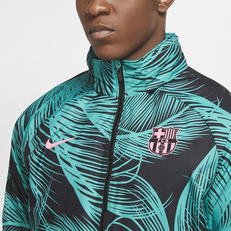 Veste imperméable FC Barcelone vert 2020/21
