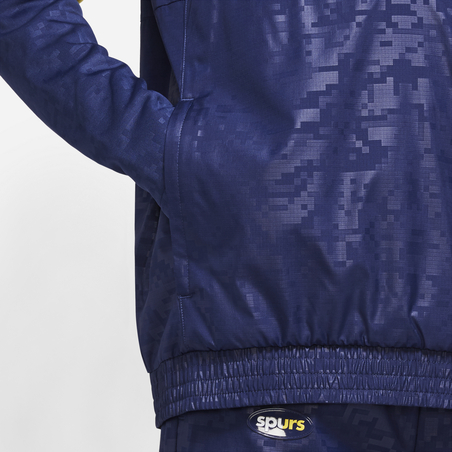 Sweat zippé Tottenham microfibre bleu jaune 2020/21