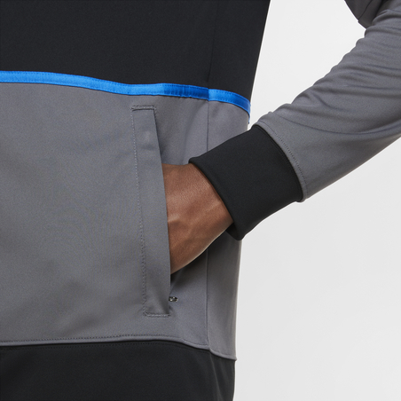 Veste survêtement Inter Milan Anthem I96 gris 2020/21