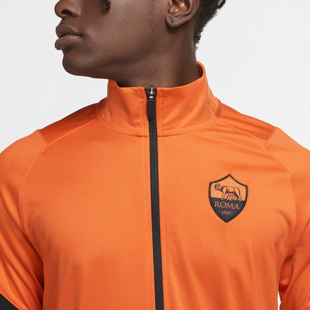 Ensemble survêtement AS Roma orange noir 2020/21