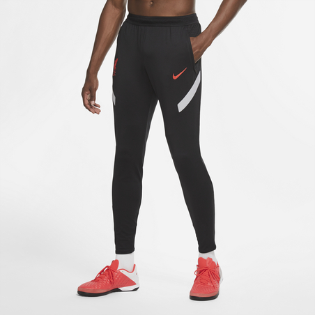 Pantalon survêtement Liverpool Strike noir rouge 2020/21