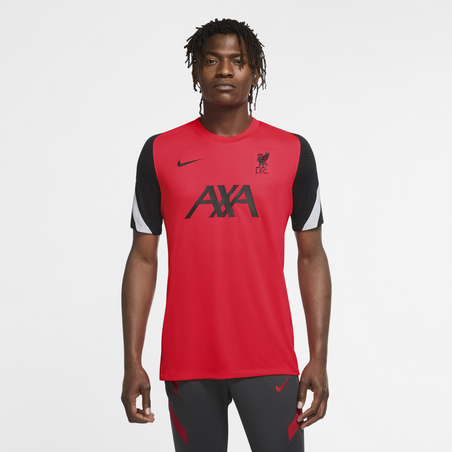 Maillot entraînement Liverpool rouge noir 2020/21