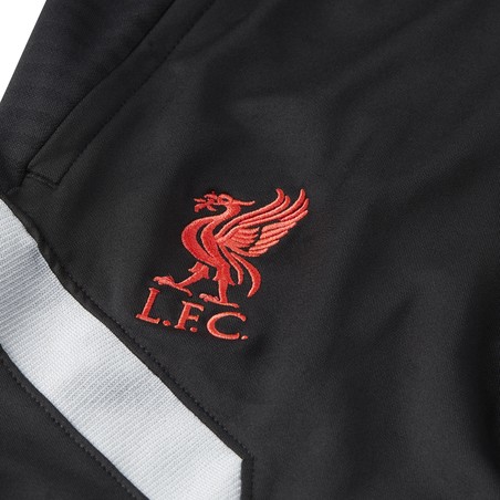 Pantalon survêtement junior Liverpool Strike noir rouge 2020/21