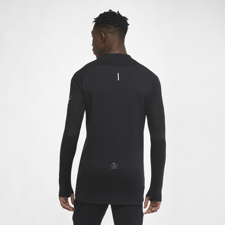 Sweat zippé Nike Vaporknit Pad noir