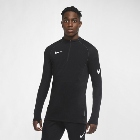 Sweat zippé Nike Vaporknit Pad noir