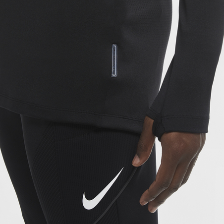 Sweat zippé Nike Vaporknit Pad noir