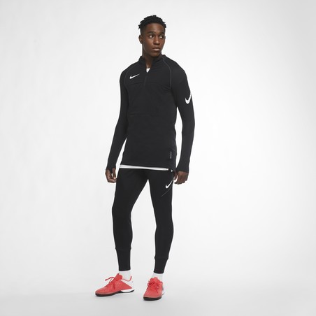 Sweat zippé Nike Vaporknit Pad noir