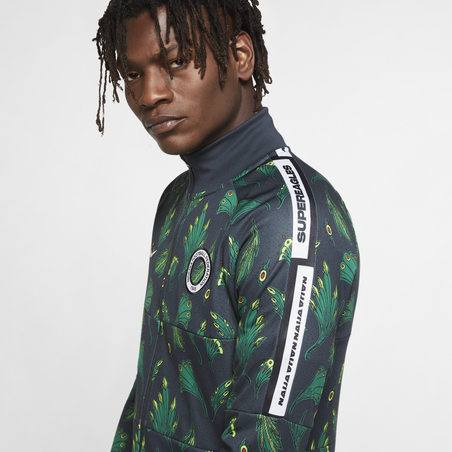 Veste survêtement Nigéria Anthem I96 vert 2020/21
