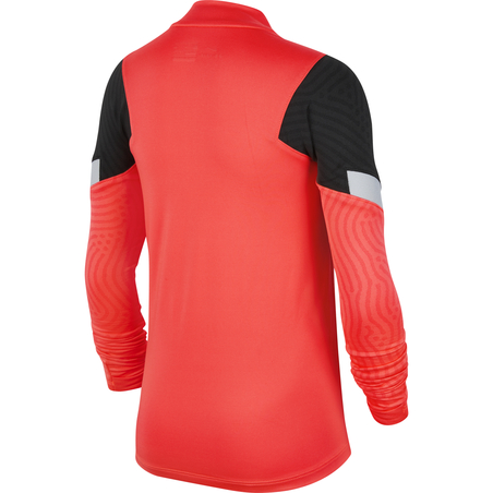 Sweat zippé junior Liverpool rouge noir 2020/21