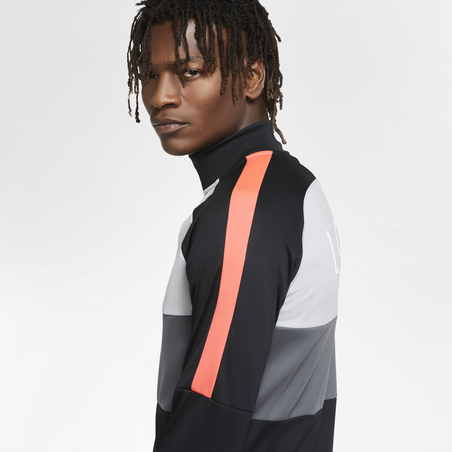 Veste survêtement Liverpool Anthem gris noir 2020/21
