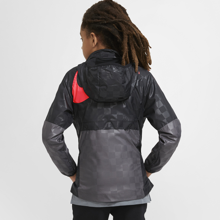 Veste imperméable junior Liverpool gris rouge 2020/21