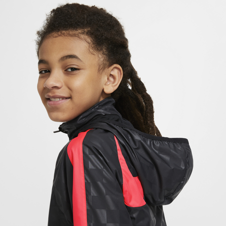 Veste imperméable junior Liverpool gris rouge 2020/21