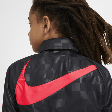 Veste imperméable junior Liverpool gris rouge 2020/21