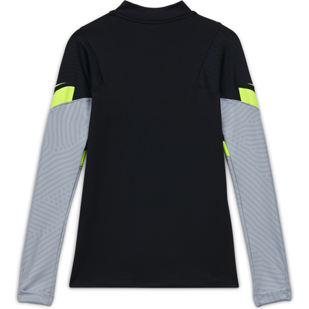Sweat zippé junior Atlético Madrid noir jaune 2020/21