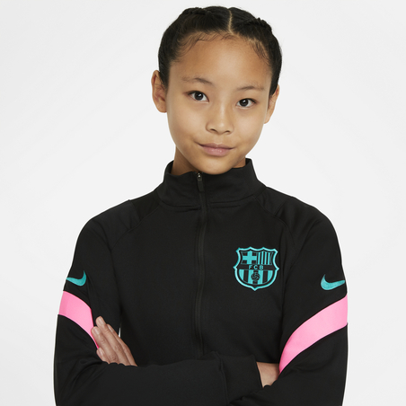 Ensemble survêtement junior FC Barcelone noir rose 2020/21