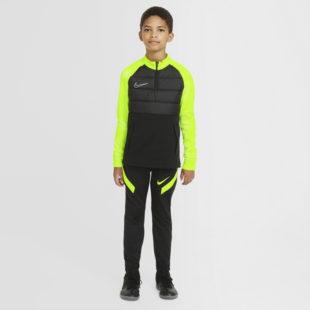 Pantalon survêtement junior Nike Strike noir jaune