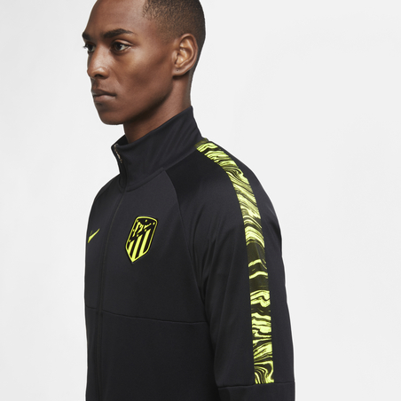Veste survêtement Atlético Madrid I96 Anthem noir jaune 2020/21