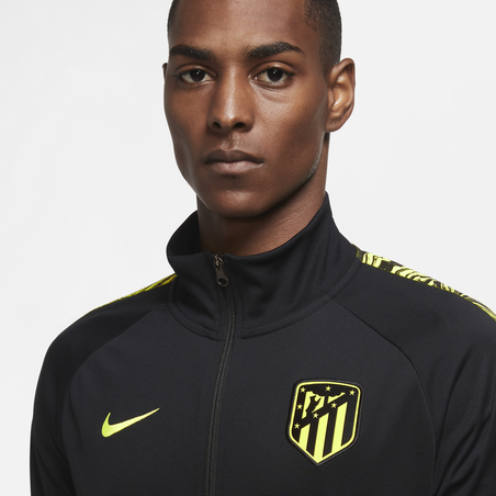 Veste survêtement Atlético Madrid I96 Anthem noir jaune 2020/21