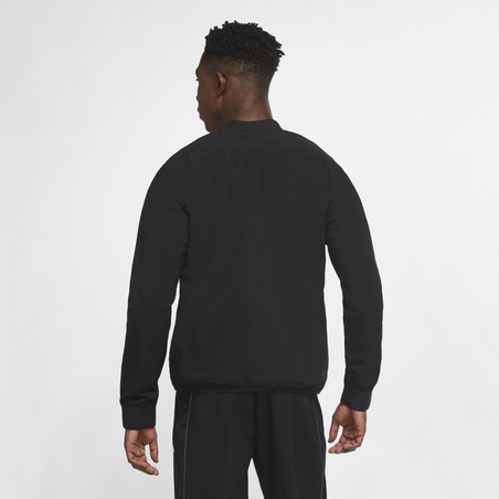 Sweat zippé Nike F.C. micro fibre noir