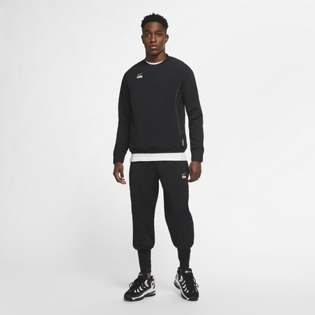 Sweat zippé Nike F.C. micro fibre noir