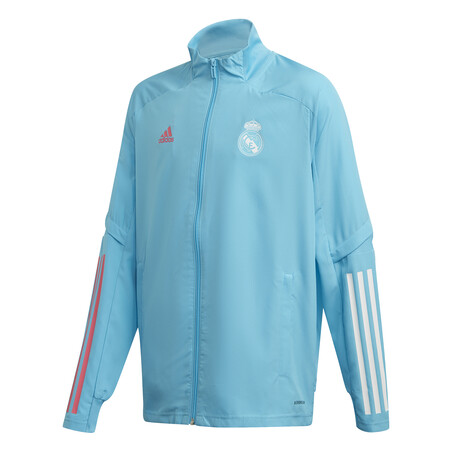 Veste entraînement junior Real Madrid bleu clair 2020/21