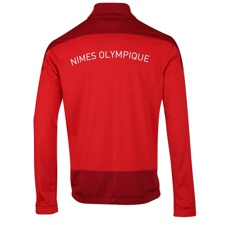Veste survêtement Nimes rouge 2020/21