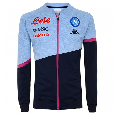 Veste survêtement Naples bleu rose 2020/21
