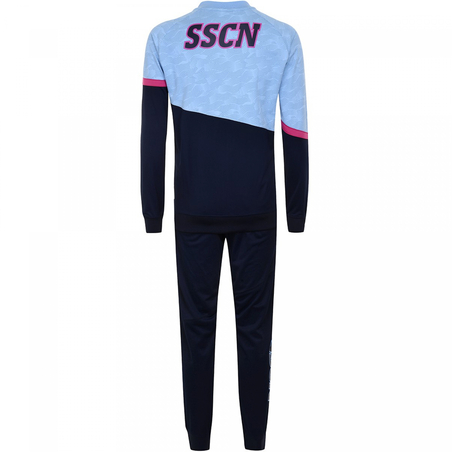 Ensemble survêtement junior Naples bleu rose 2020/21