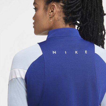 Sweat zippé Femme Nike bleu